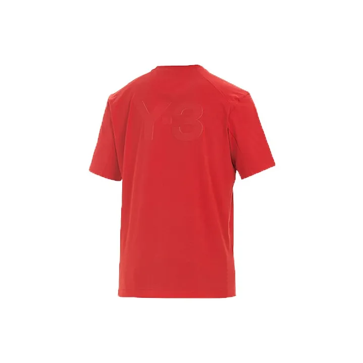 Y-3 Men's Classic Back Logo T-Shirt Red-1