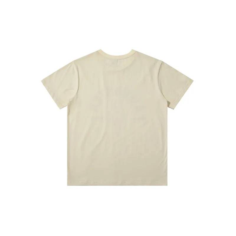 AMONSTER Straight T-Shirt Unisex Milk Tea Beige-1