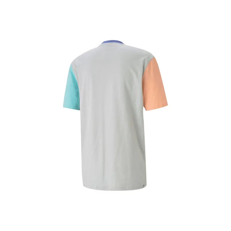 PUMA Set in Sleeve T Shirt Men's Gray-1