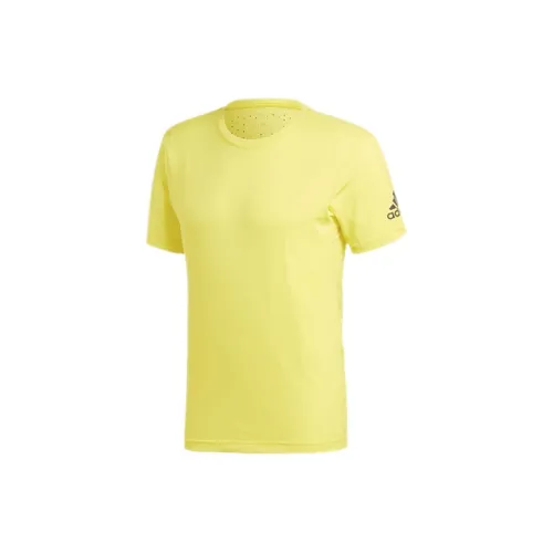 Adidas T-Shirts Men Bright Yellow