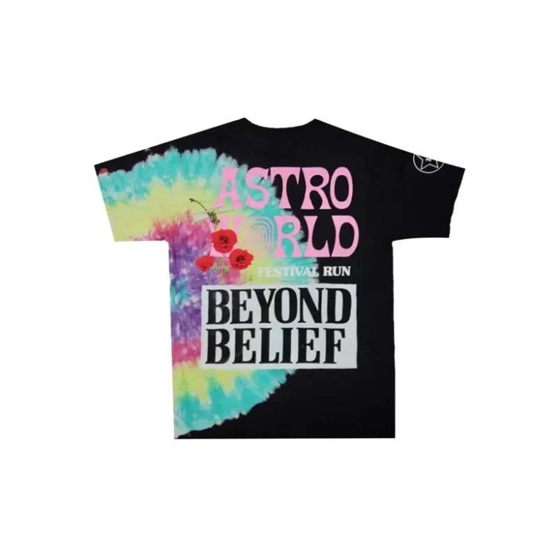 Travis Scott Astroworld Festival Run Tie Dye Tee-1