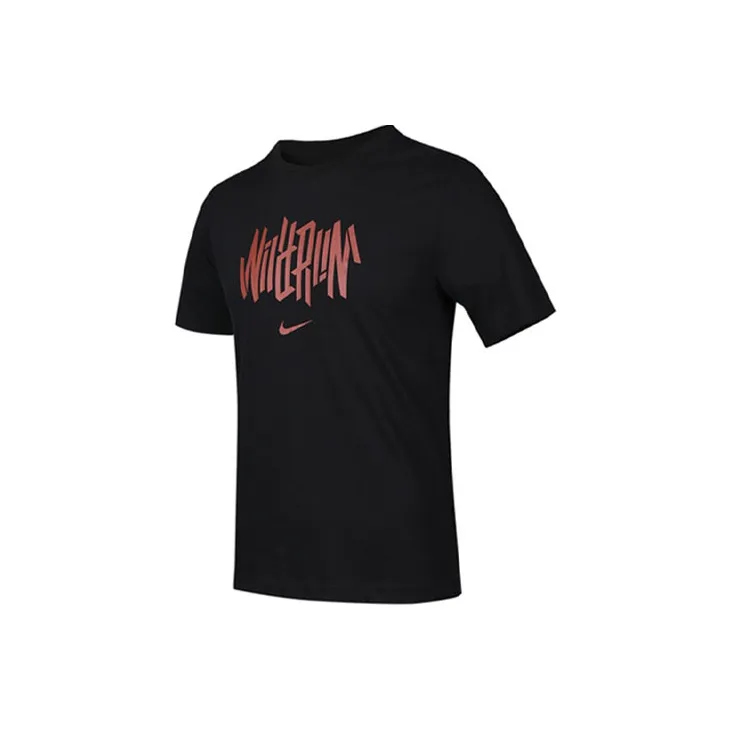 Nike Petal Sleeve T Shirt Men's Black-1