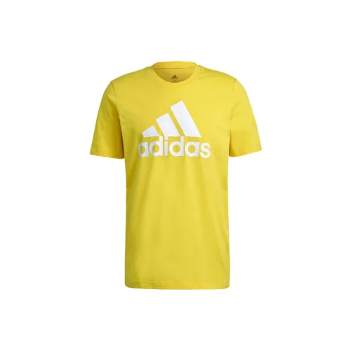 Adidas T-Shirts Men Yellow