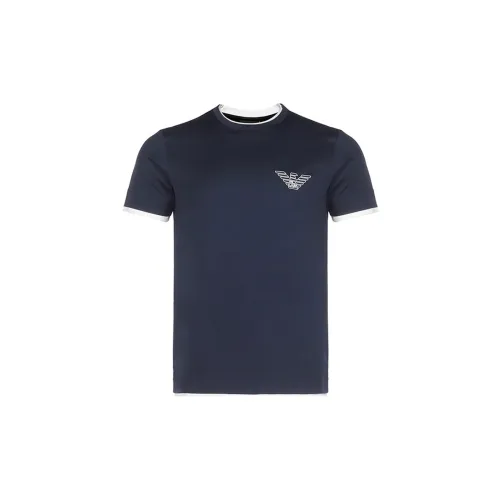 EMPORIO ARMANI T-Shirts Men Night Blue