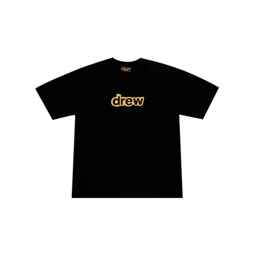 Drew House Letter Logo Series T-Shirts Unisex Black