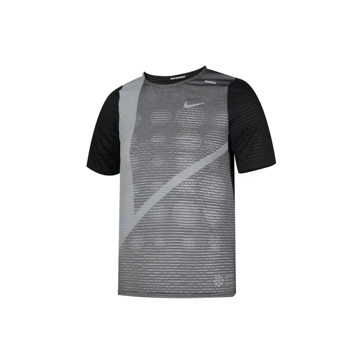 Nike T-Shirt Men's Black Gray Color-1