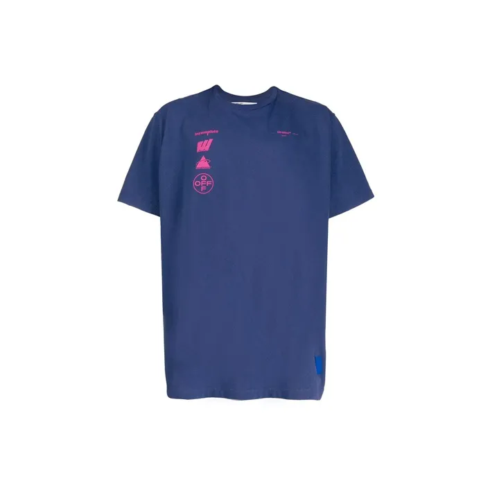 OFF WHITE FW20 T Shirts Men Blue-1