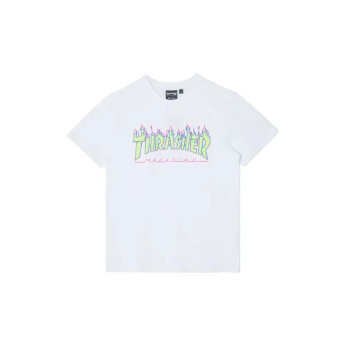 Thrasher T-Shirts Unisex White