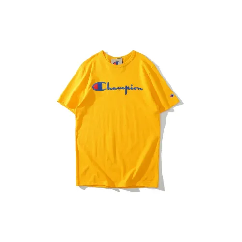 Champion T-Shirts Unisex Yellow