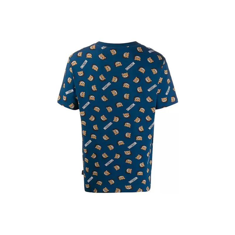 MOSCHINO T Shirts Men Blue-1
