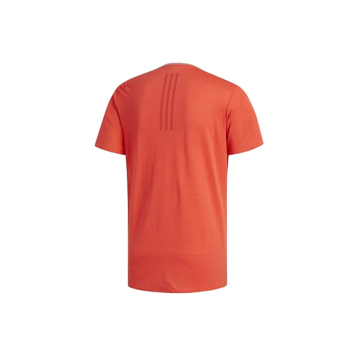 Adidas T Shirts Men Festive Reservoir Red-1