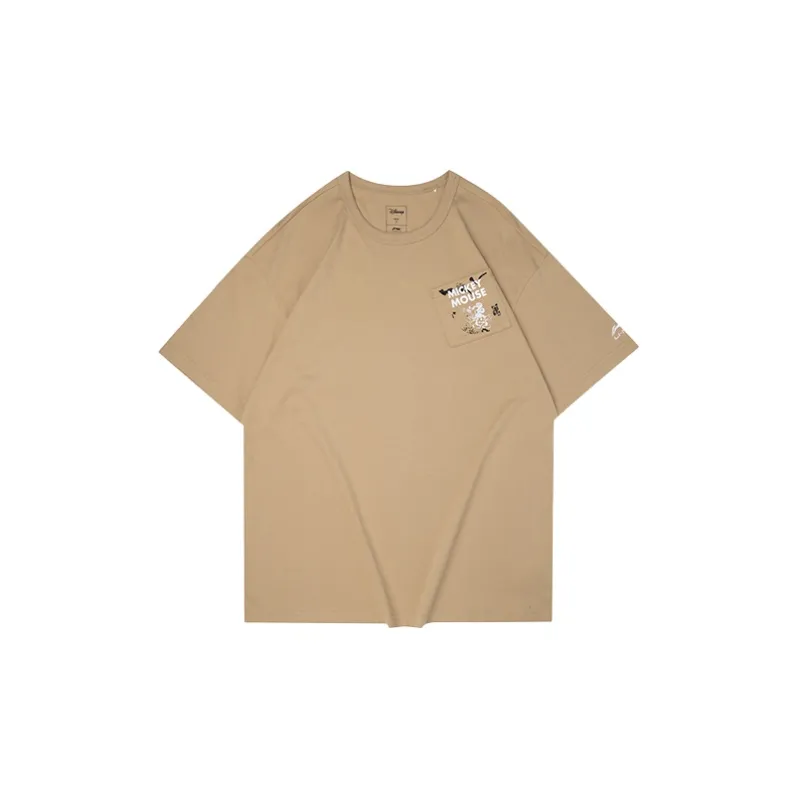 Disney X LINING T Shirts Men Starfish Brown-1