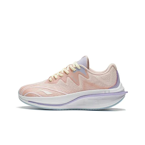 LINING WuShi 5S 2.0 Running Shoes Women's Low-Top Peach Pink