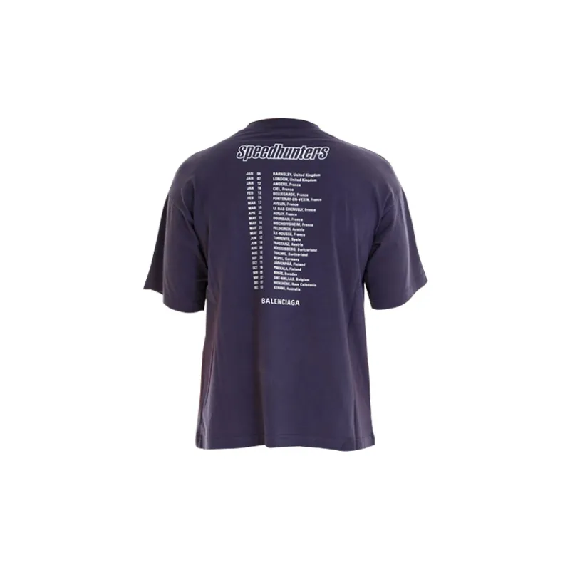 Balenciaga T-Shirts Unisex Purple-1