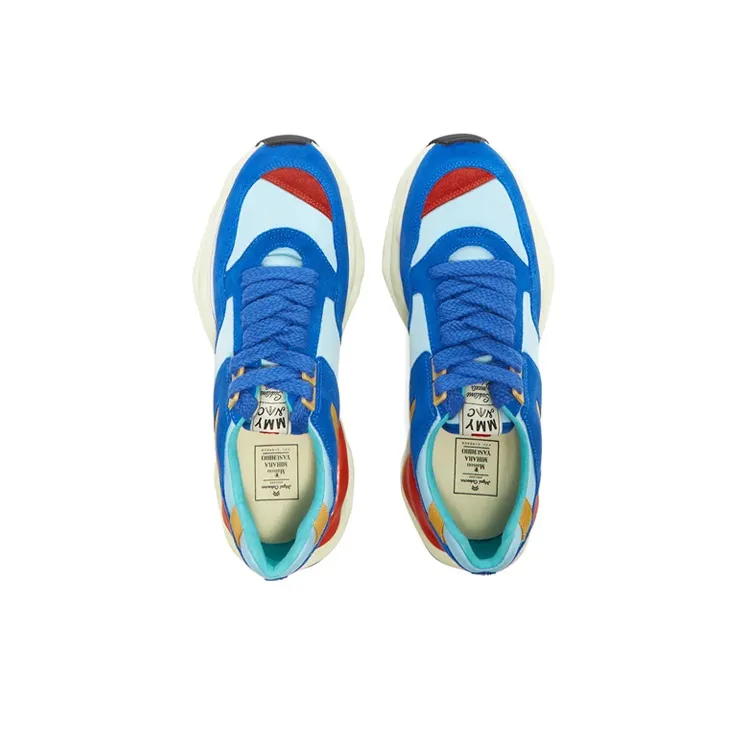 Nigel Cabourn x MIHARA YASUHIRO Cushioning Anti-Slip And Wear-Resistant Low-Top Sports Casual Shoes Men's Blue-2