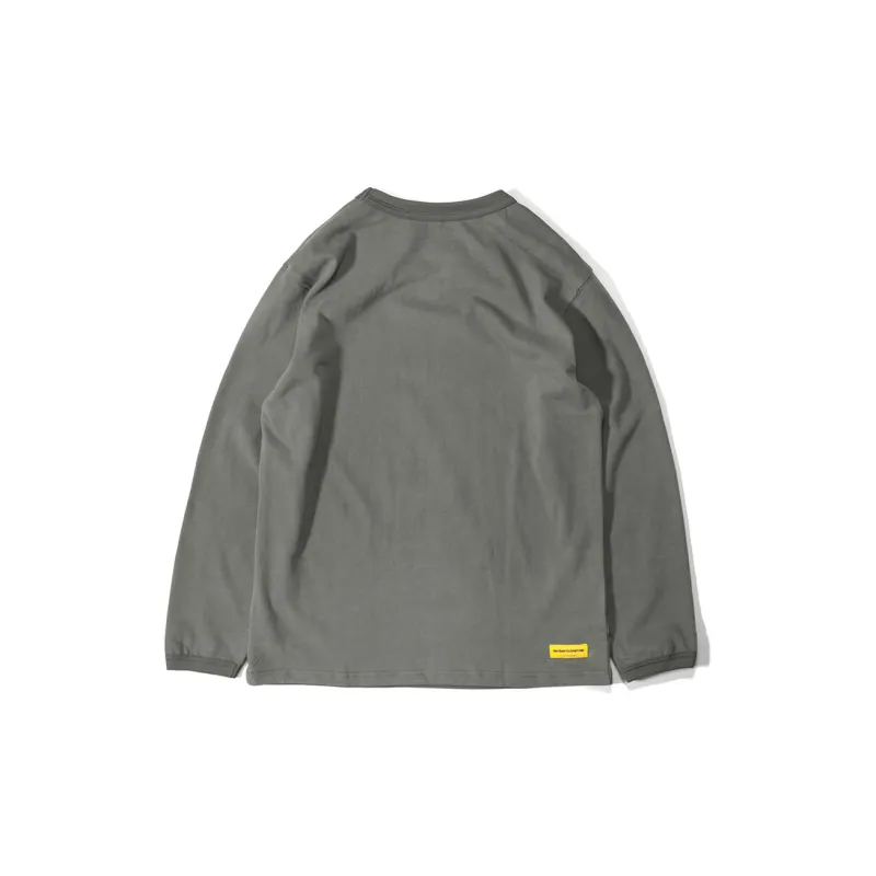 DAKYAM Other Long-Sleeved T-Shirt Unisex Gray-1