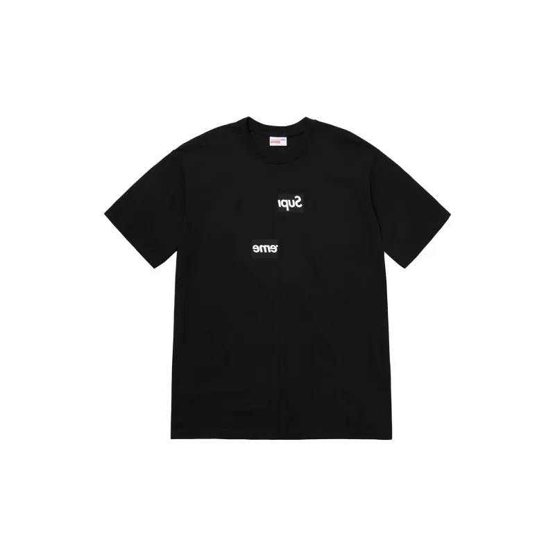 Supreme Comme Des Garcons Shirt Split Box Logo Tee M - POIZON