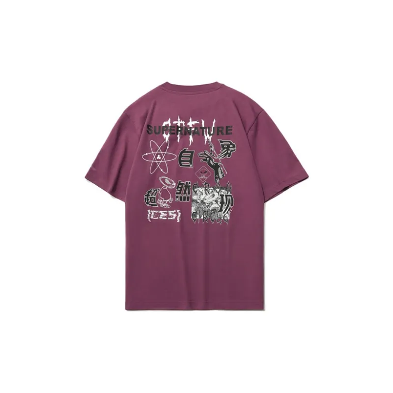 LiNing T Shirt Unisex Grape Purple-1