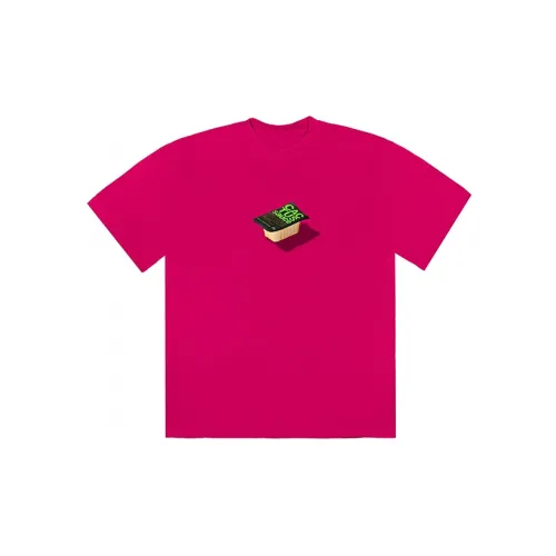 Mcdonald's X Travis Scott T-Shirts Unisex Pink