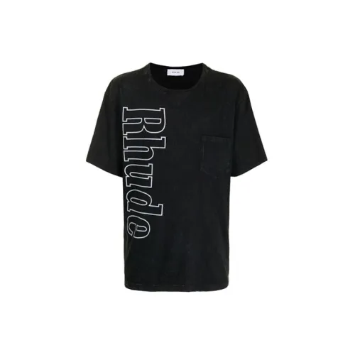 RHUDE T-Shirts Men Black