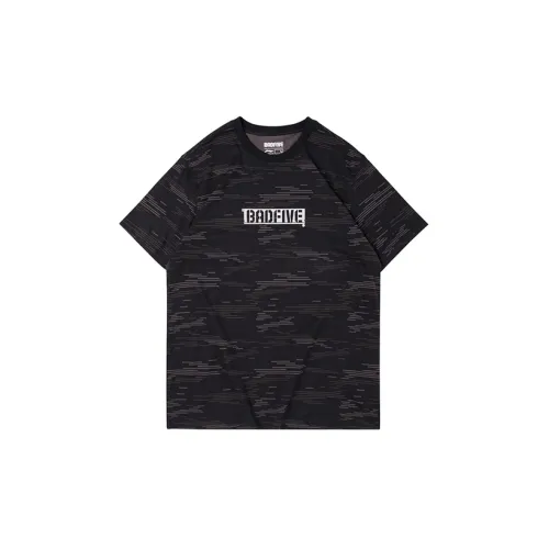 LINING T-Shirts Men Black Camouflage