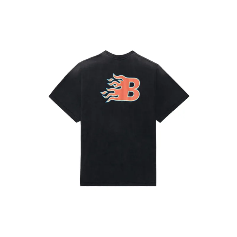 Balenciaga Flames T Shirt-1