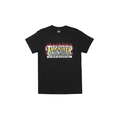 Thrasher T-Shirts Unisex Black