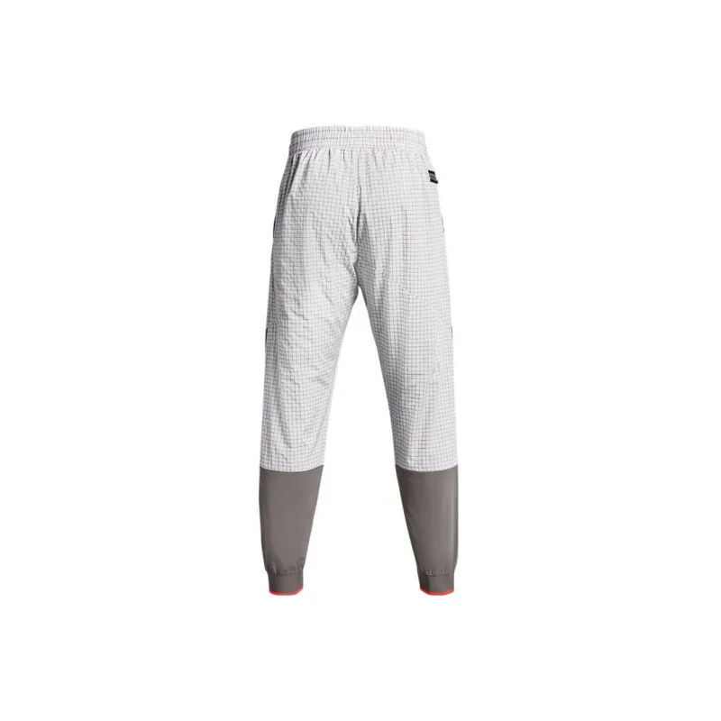 Under Armour Woven Collection SS22 Knitted Sweatpants Men's White-1
