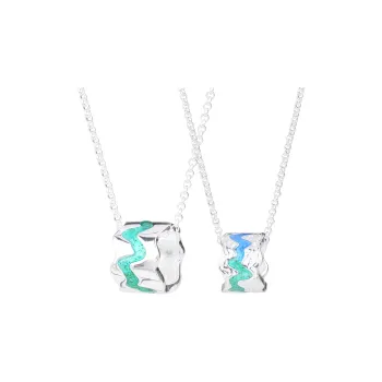 ZURY Necklaces Unisex Silver