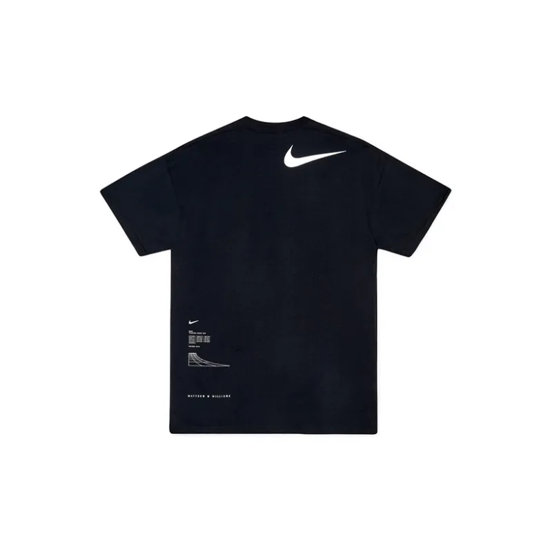 Nike Drop Shoulder Sleeve T-Shirt Men's Black-1