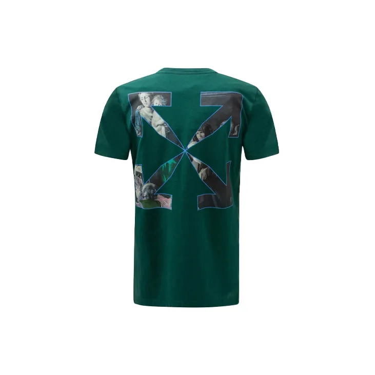 OFF WHITE FW20 T Shirt Men's Green-1