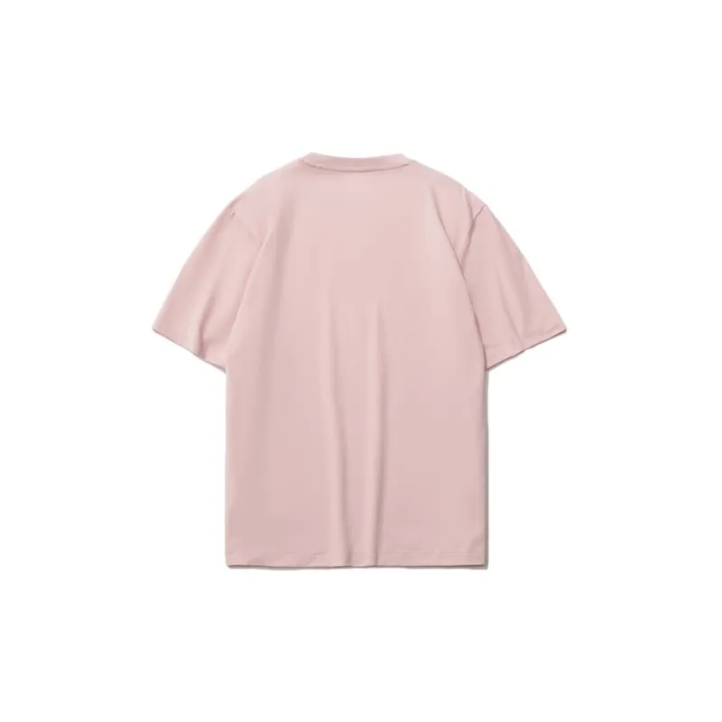 LiNing Sports Fashion Collection T Shirt Unisex Light Pink Red-1