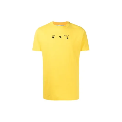 OFF-WHITE SS21 T-Shirts Men Yellow