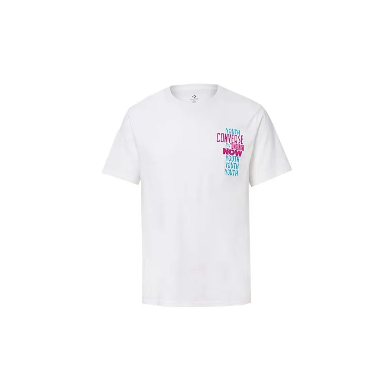 Converse Set-in Sleeve T-Shirt Men's White-1