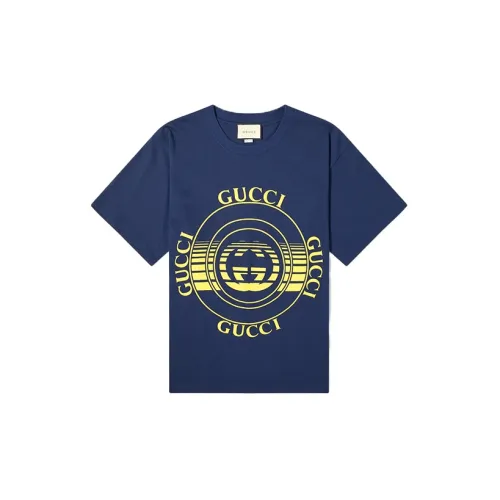 GUCCI T-Shirts Men Dark Blue