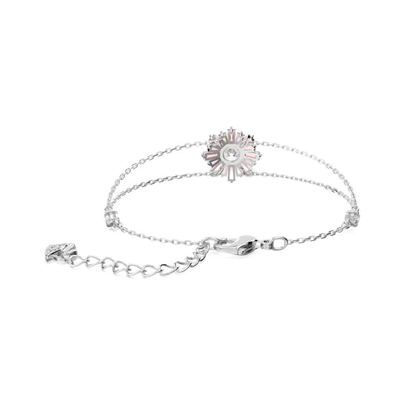 Swarovski Rhodium-Plated Bracelets Women's Pink-2