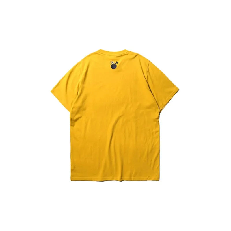 The Hundreds X PUMA Yellow Shirt T Shirts Men-1