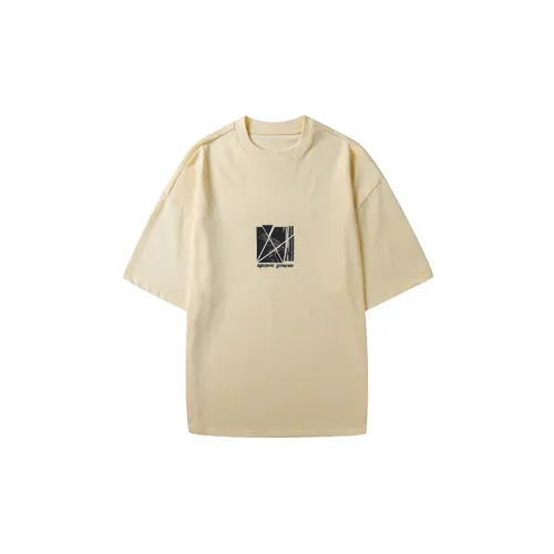 Organic Emotion T-Shirts Unisex Apricot Cream