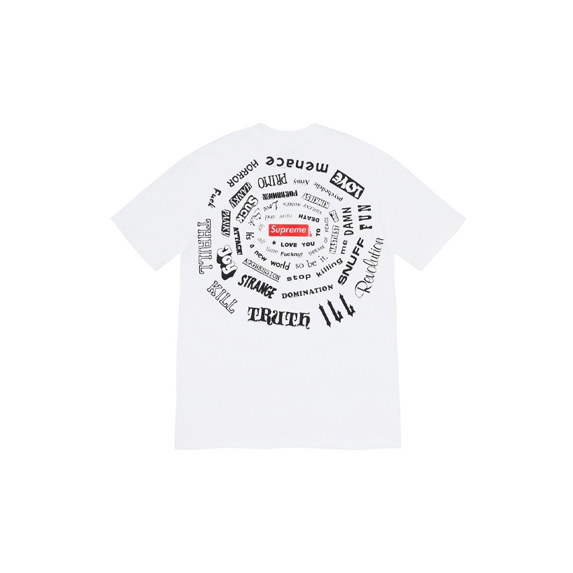 SS21 Peach Supreme Spiral shops T-Shirt