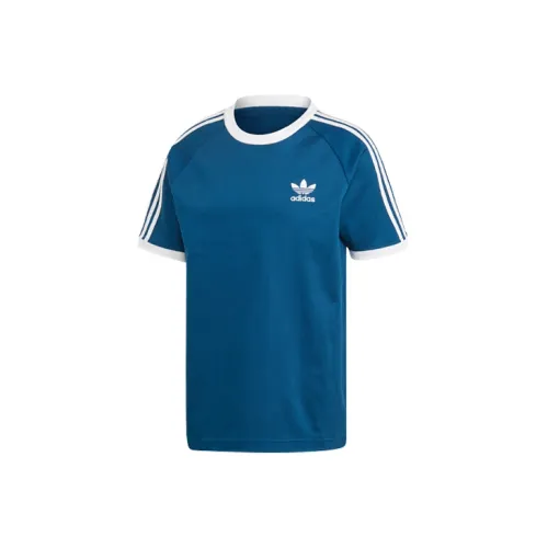 Adidas Originals 3-Stripes T-Shirts Men Indigo