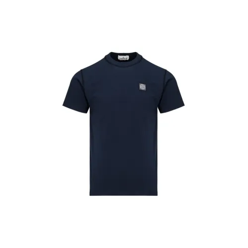 STONE ISLAND T-Shirts Men Ocean Blue