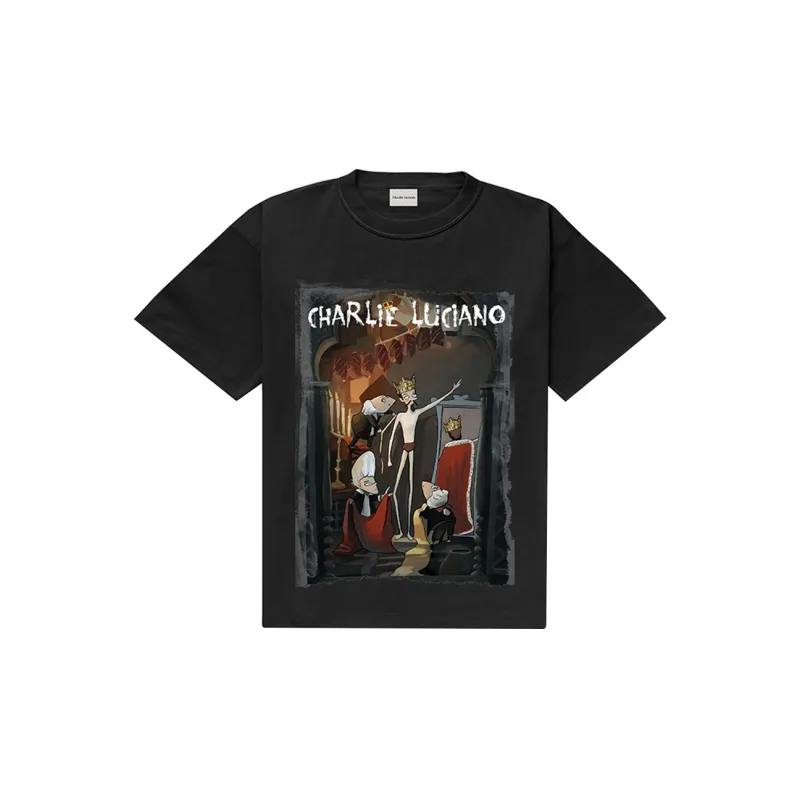 Charlie Luciano T Shirt Unisex Black-1