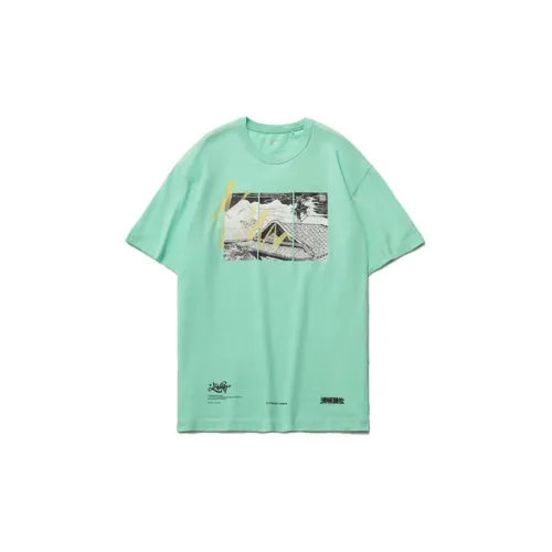 LINING T-Shirts Men Sweet Blue/Green