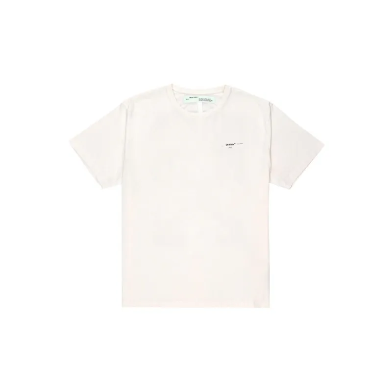 OFF WHITE T Shirts Men White-1