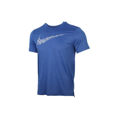 Nike T-Shirts Men Royal Blue