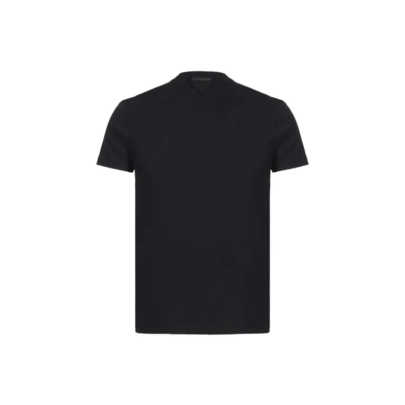 PRADA Logo Patch Crewneck Three Pack T Shirts-1