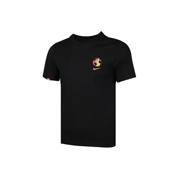 Nike T Shirts Men Black-2