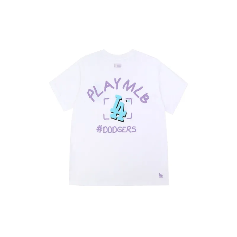 MLB Los Angeles Dodgers T Shirt Unisex White-1