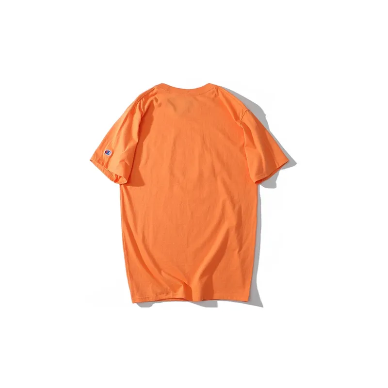 Champion T Shirt US Version Unisex Orange Red-1