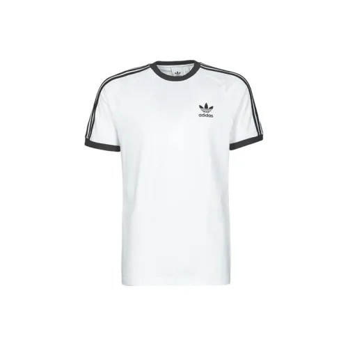 adidas originals Men's Adicolor Classics Embroidery LogoT-shirt White